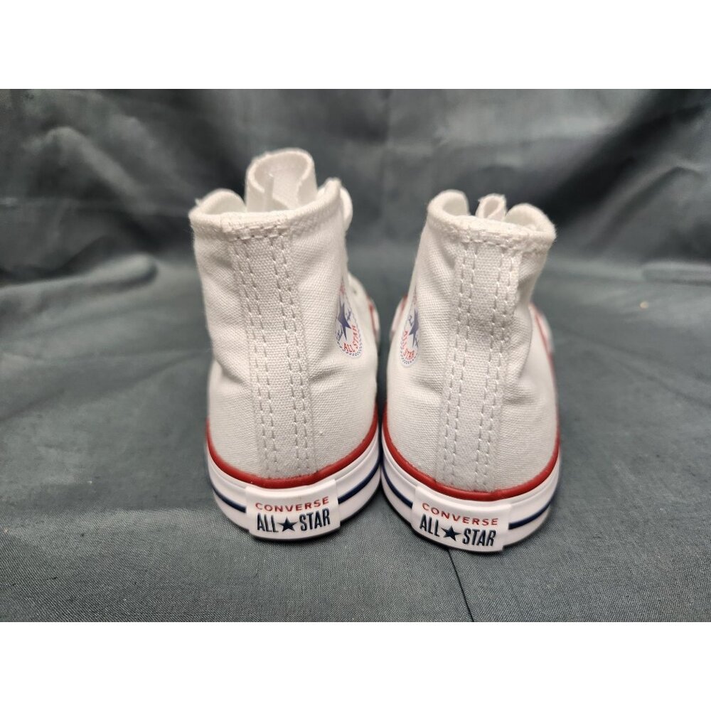 Converse Toddlers Chuck Taylor All Star Hi Lace Up White Size 9 NEW NO BOX! - Picture 7 of 10
